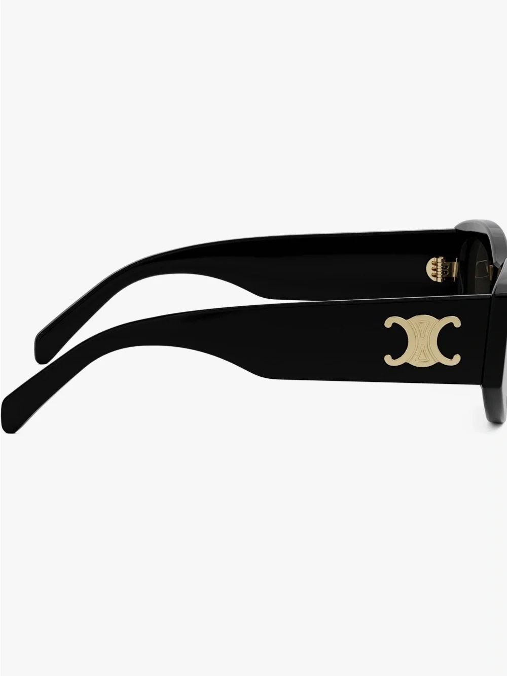 Celine Black Sunglasses with Gold Logo